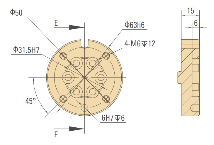 配天輕負(fù)載工業(yè)機(jī)器人AIR12-940法蘭圖