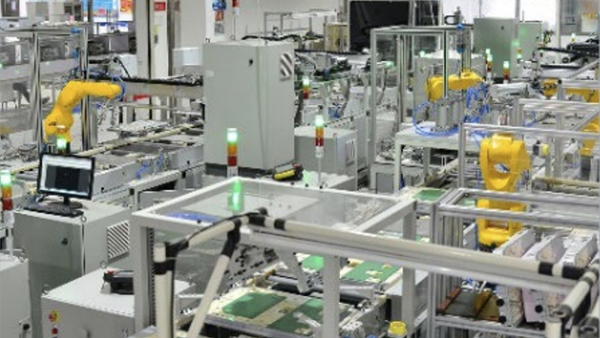 濾波器裝配、貼標(biāo)、上下料機(jī)器人自動(dòng)化產(chǎn)線